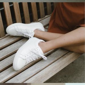 Greats The Royale Blanco leather sneaker + tote